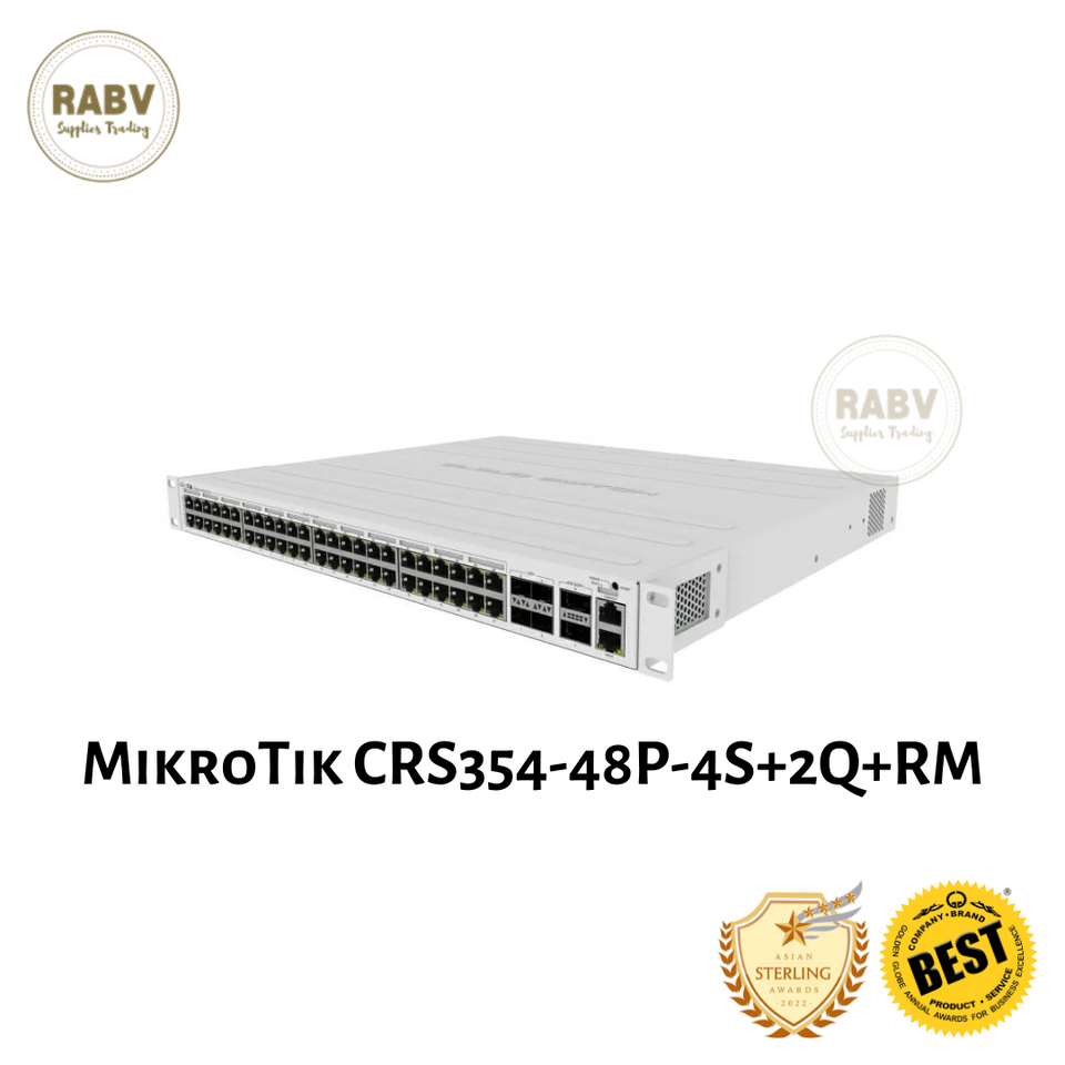 MikroTik CRS354-48P-4S+2Q+RM